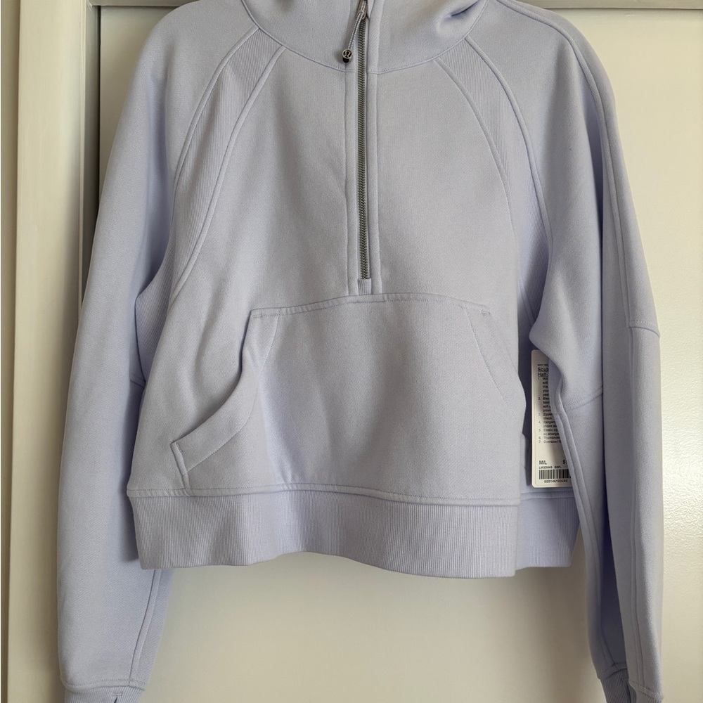 Lululemon Athletica Scuba Oversized Half-zip Hoodie - Periwinkle Blue (NWT)